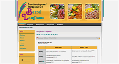 Desktop Screenshot of partyservice-langhans.de
